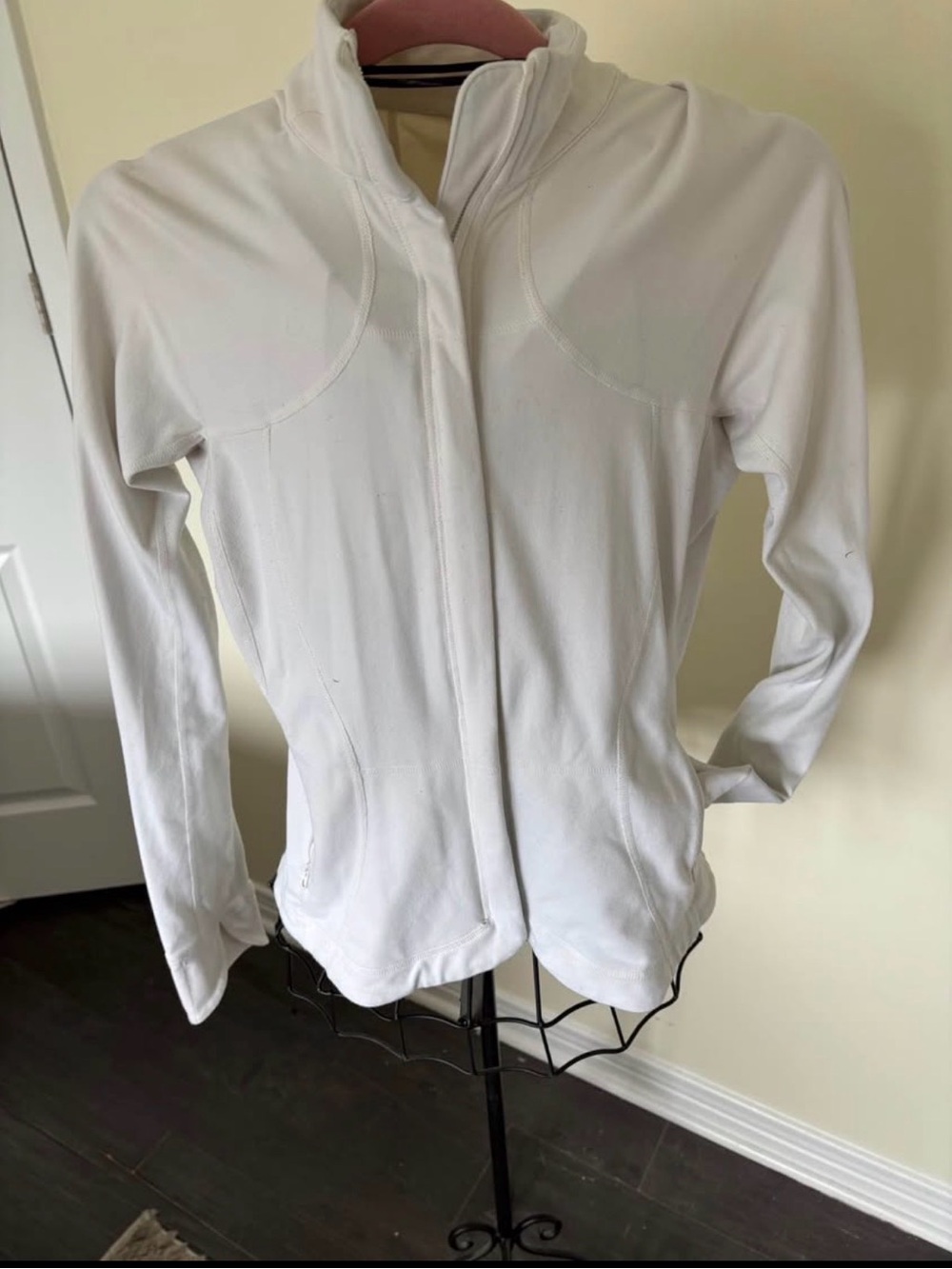 LululemonWhite Full-Zip Jacket